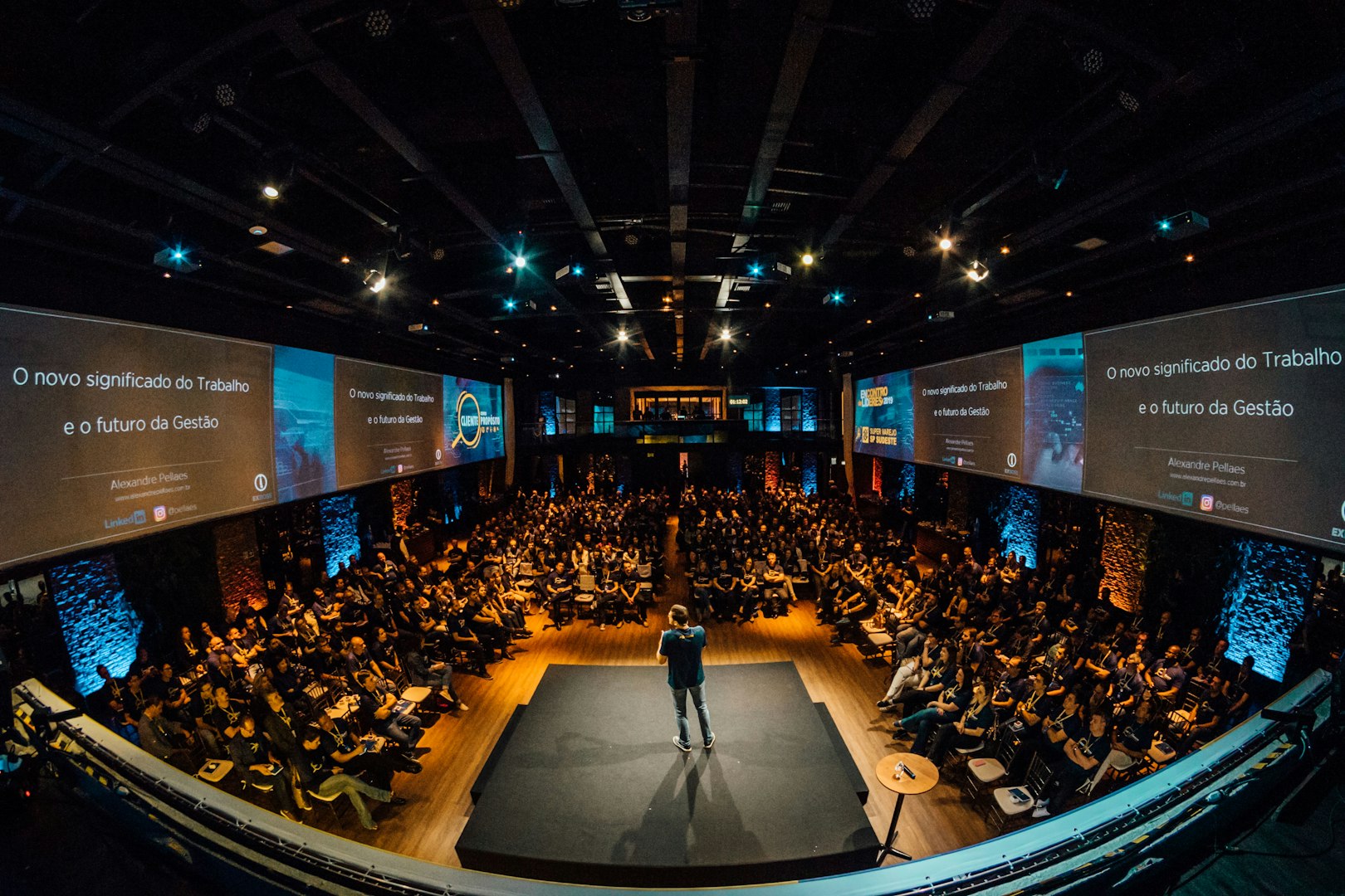 Delivering keynote